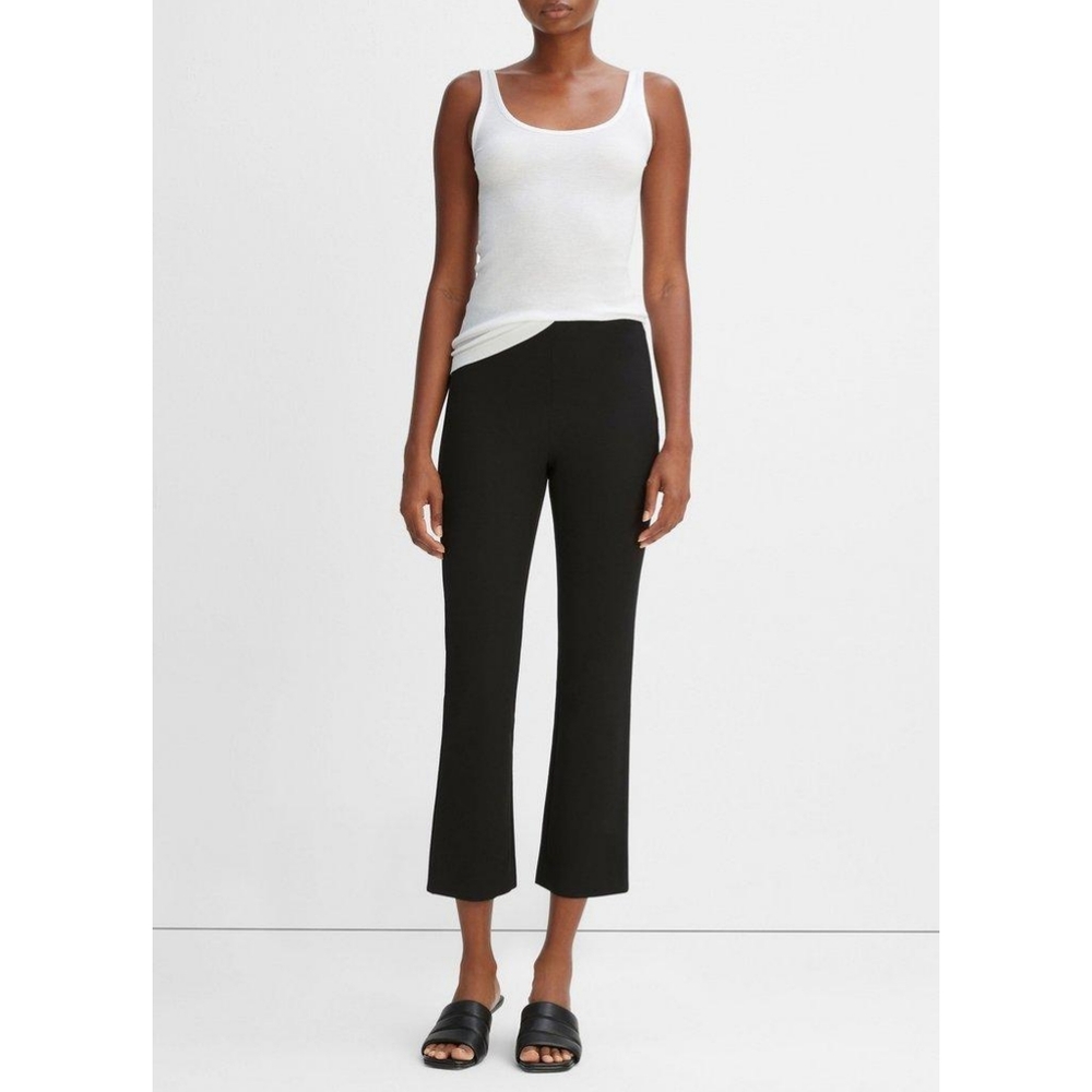VINCE Crop Flare Pants Black XS NWT